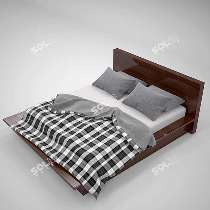 Luxury Linens: Sleep in Style 3D model image 1