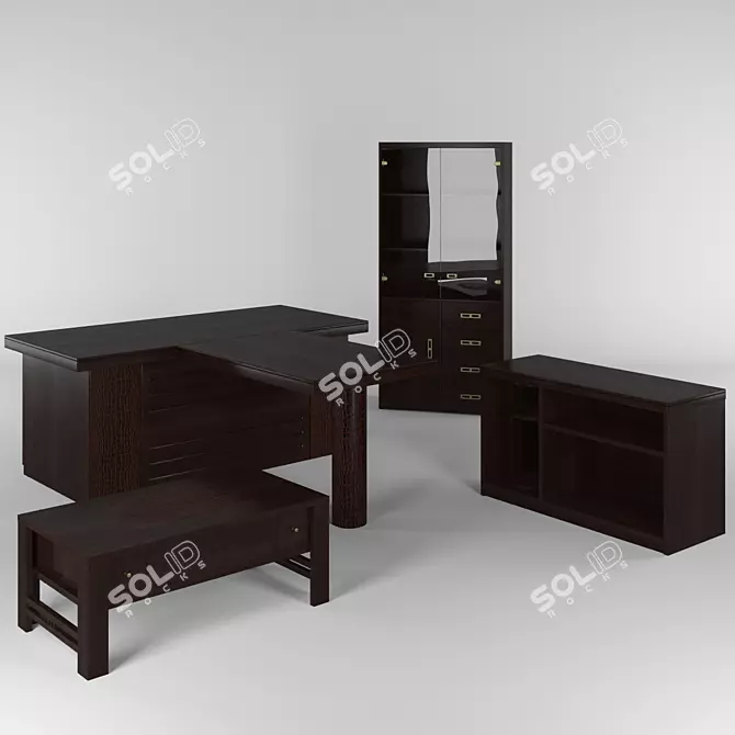 Modern Office Manager Collection 3D model image 1