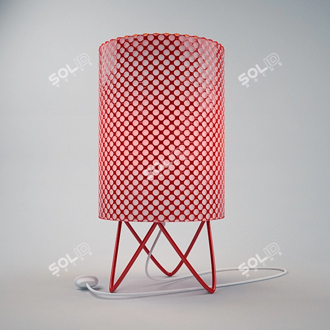 La Pedrera Danish Table Lamp by GUBI 3D model image 1