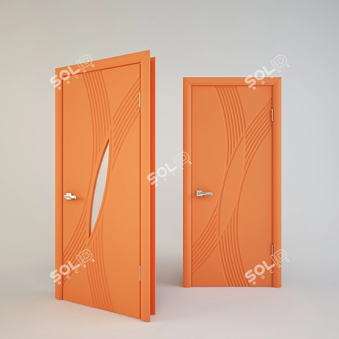 Dunes Collection: Modern Doors by Mari Furniture 3D model image 3