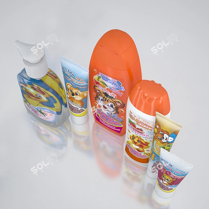 Title: Fantasy Land Baby Care Kit 3D model image 2