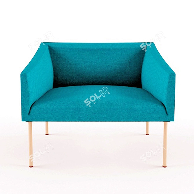 Elegant Saari Chair: Sleek, Comfortable, Stylish 3D model image 2