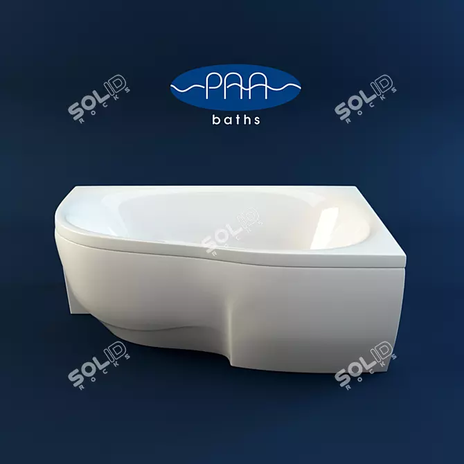 Paa Mambo Bathtub 3D model image 1