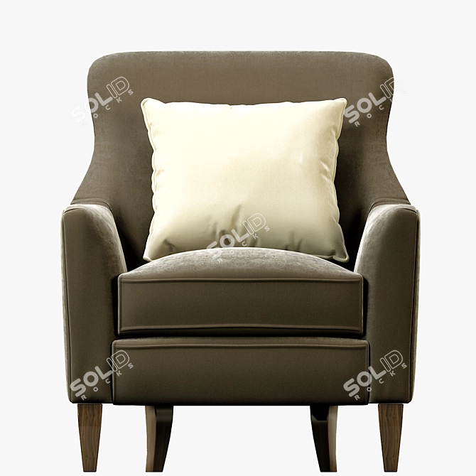 Elegant Clara Chair: Perfect Seating 3D model image 1