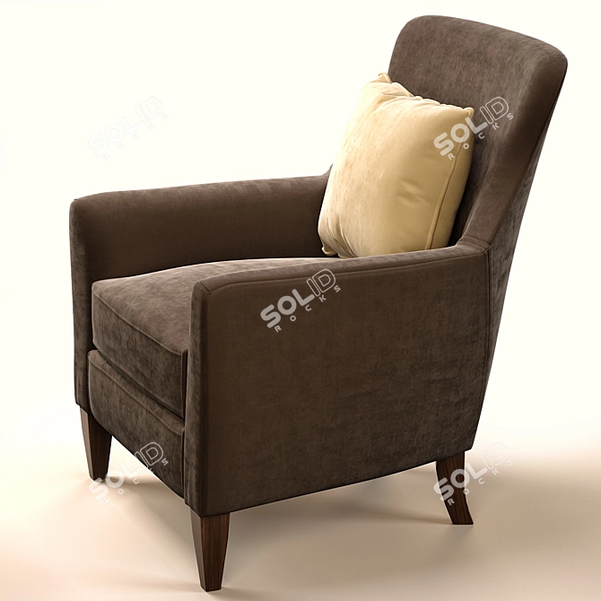 Elegant Clara Chair: Perfect Seating 3D model image 2