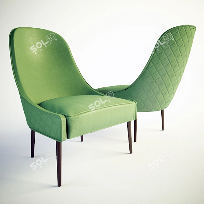 Custom-made Artisan Chair 3D model image 1