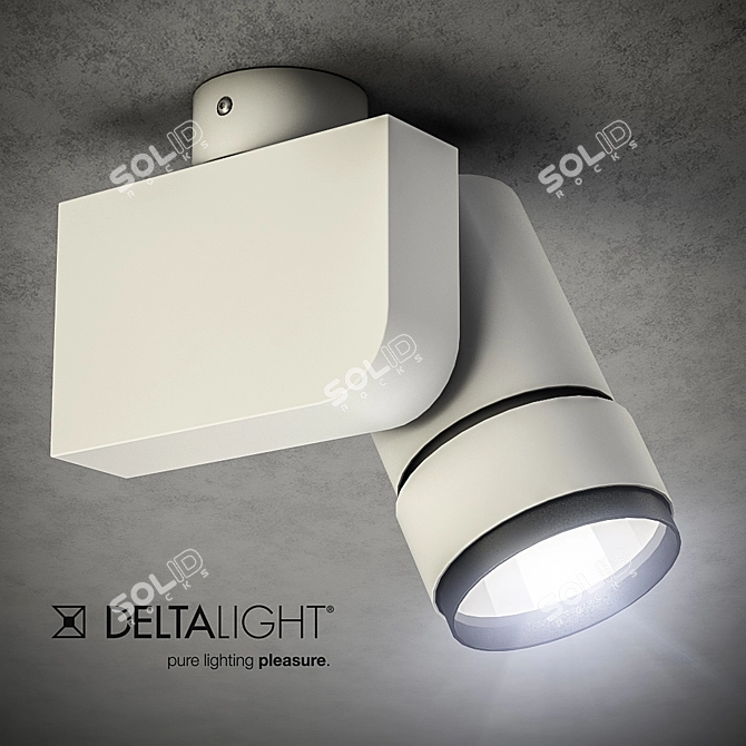 DeltaLight HIC-50: 50W Metal Light Booster 3D model image 1