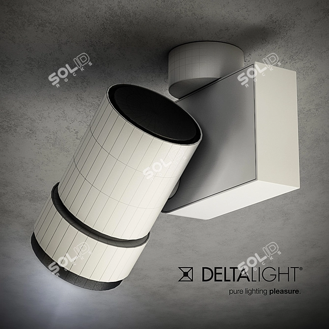 DeltaLight HIC-50: 50W Metal Light Booster 3D model image 2