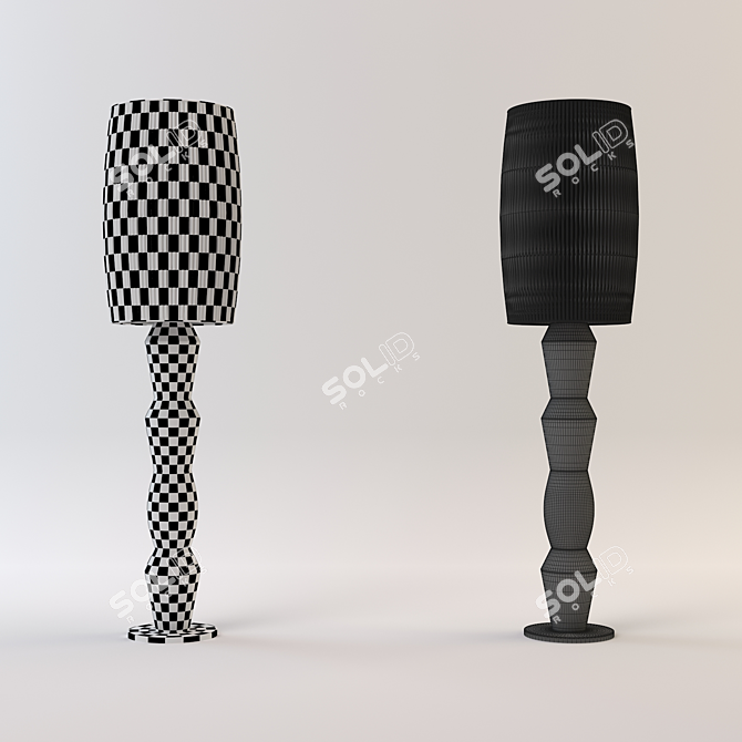 Elegant Table Lamp by Nella Vitrina 3D model image 3
