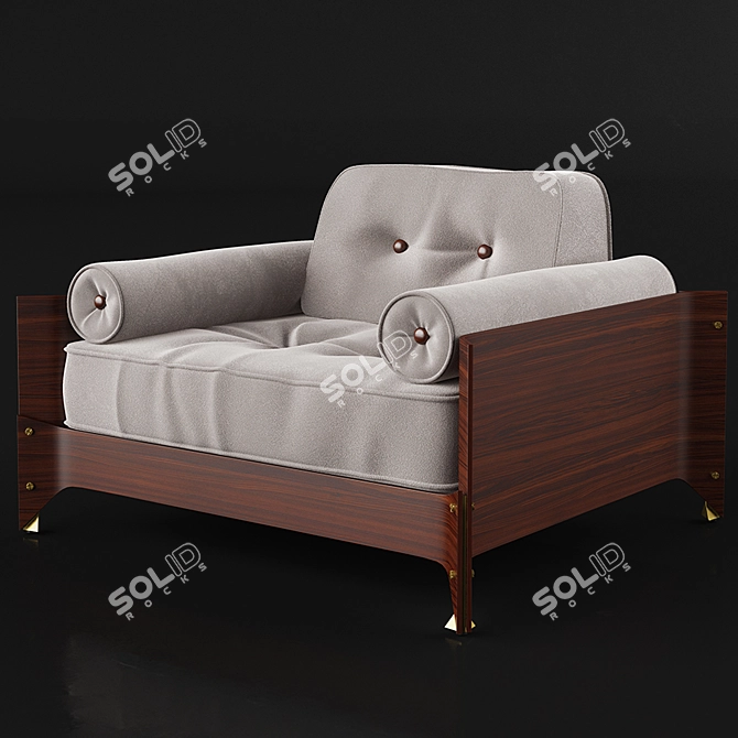 Title: Zalszupin Brasiliana 1950 3D model image 1