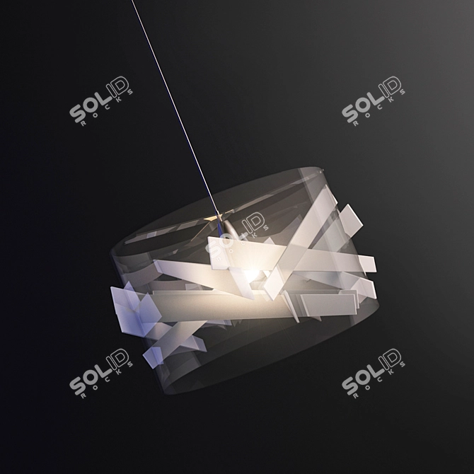 Emporium Bibang Crystal Chandelier 3D model image 1