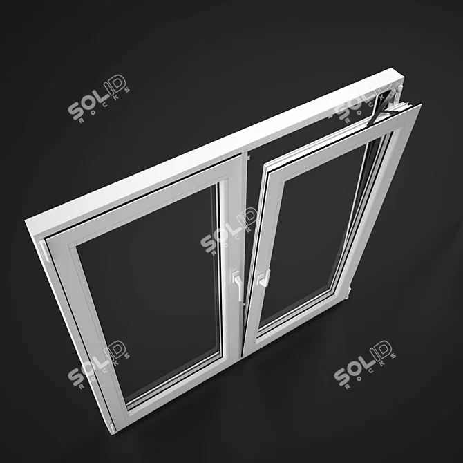 Thermal-resistant Windows by Elvial 3D model image 3