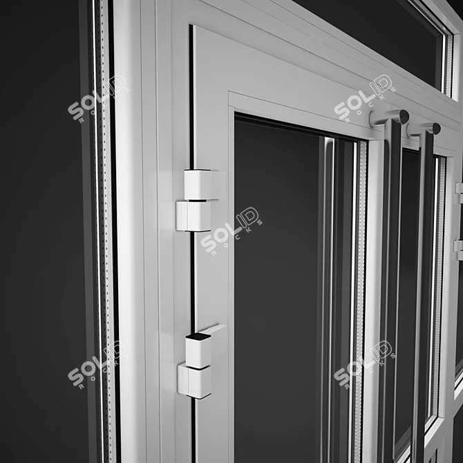 Elvial Entrance Door Group 3D model image 2