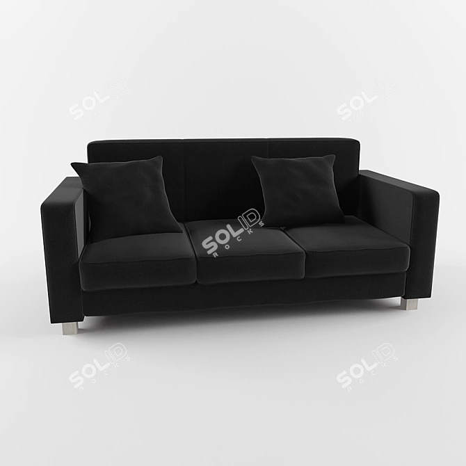 Cozy Comfort Sofa 3D model image 1