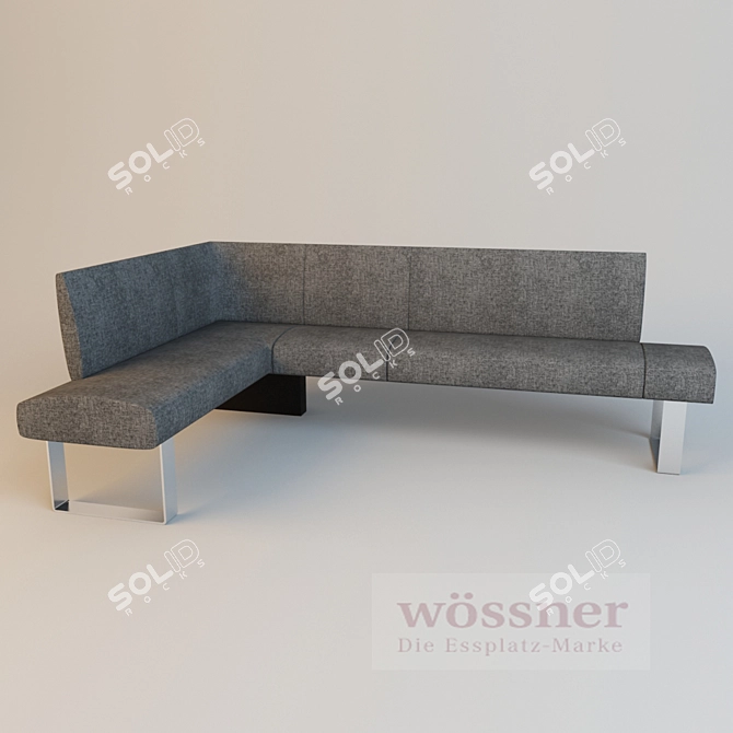 Elegant Kitchen Corner: WOSSNER CATANIA 3D model image 1