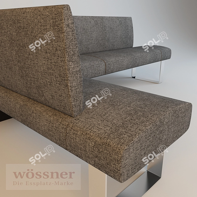 Elegant Kitchen Corner: WOSSNER CATANIA 3D model image 3