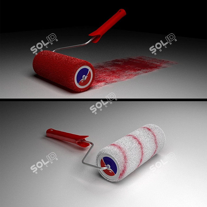 QuickRoll Pro: Paint Roller 3D model image 1