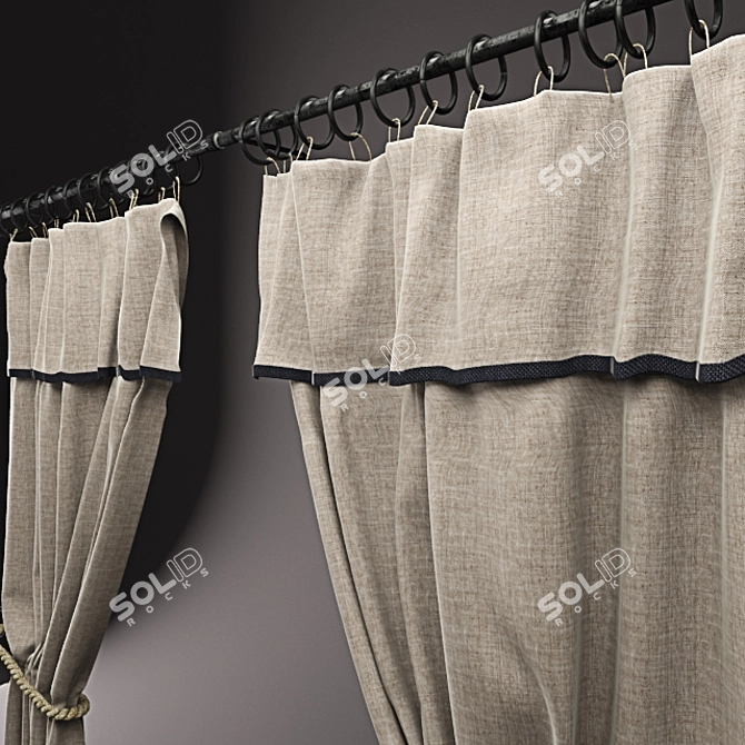 Multifunctional Curtain Set 3D model image 3