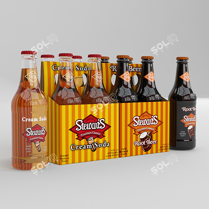 FizzNectar: Gas Water + Beer Stewarts 3D model image 2