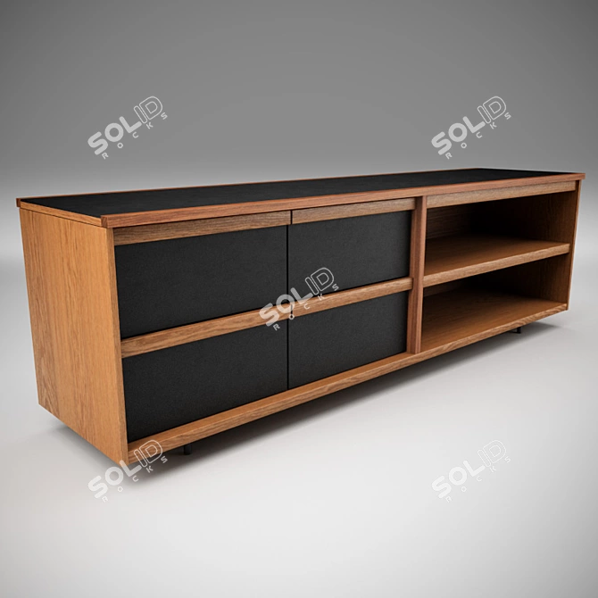 Trumbull Custom Console: NYC Inspired 3D model image 1