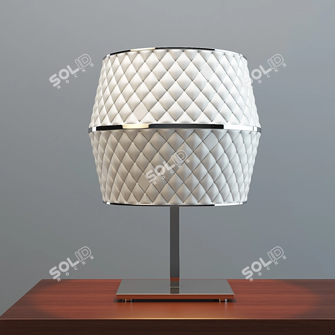 Leather Desk Lamp 3D model image 1