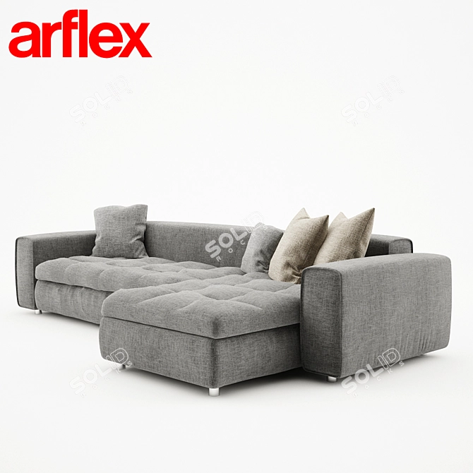 Modern Comfort for Your Home: Arflex Nap Sofa 3D model image 2