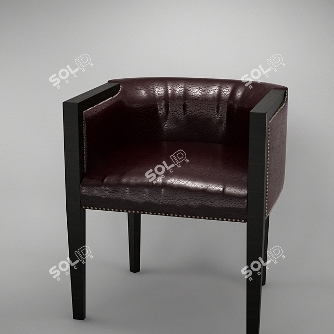 ErgoSeat: Ultimate Comfort Chair 3D model image 2