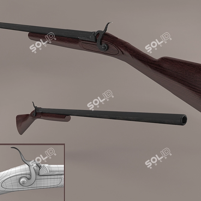 Hudson USA Auto Shotgun Collection 3D model image 1