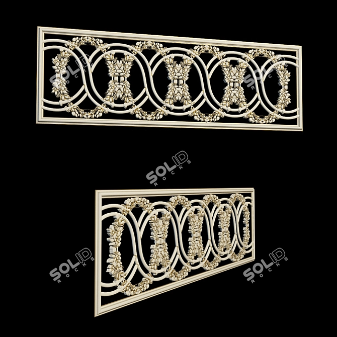 Classic Ornamental Accent 3D model image 1