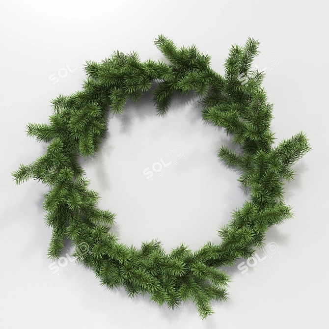 Polygonal Wreaths: High and Low 3D model image 1