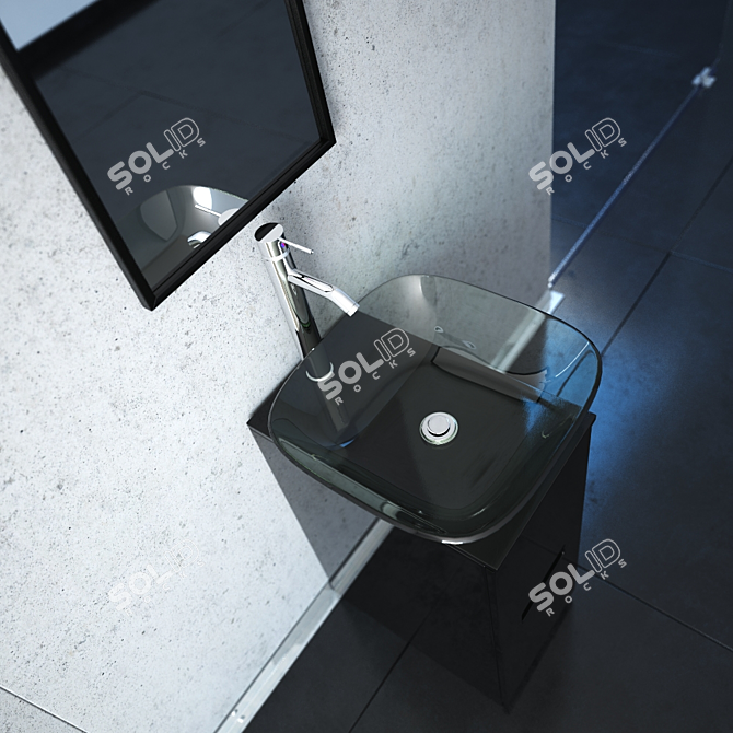 Vissani Vanity Bliss Faucet 3D model image 2