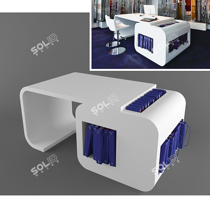 Title: Storage Table for Salon 3D model image 1