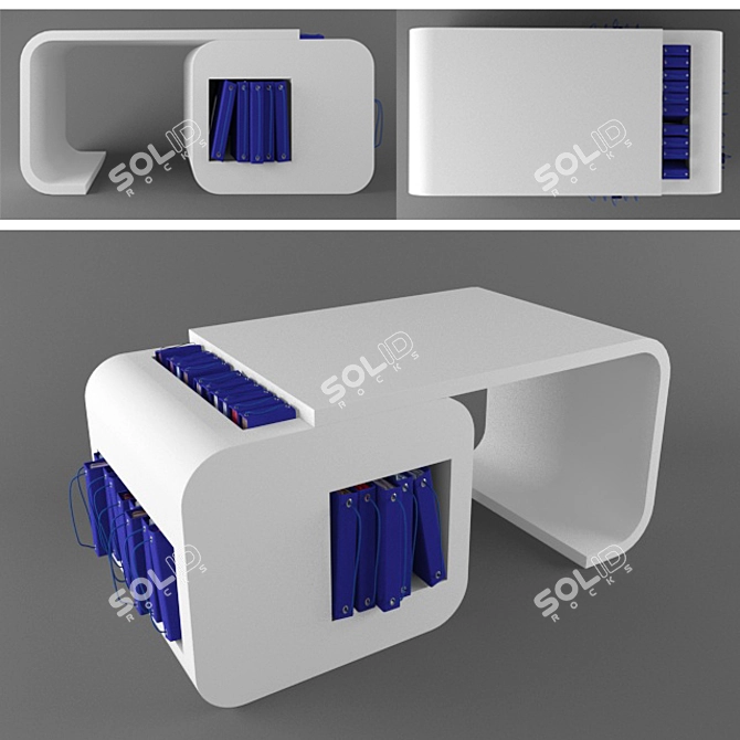 Title: Storage Table for Salon 3D model image 2