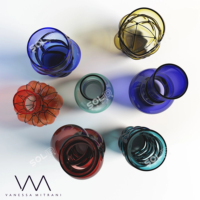 Stunning Vases by Vanessa 3D model image 2