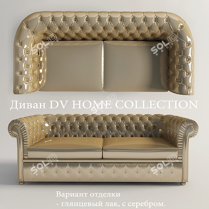 Shine Sofa: Comfort and Elegance 3D model image 1