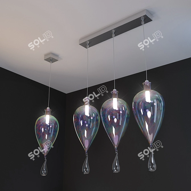 Canginietucci Suspension Light 3D model image 1