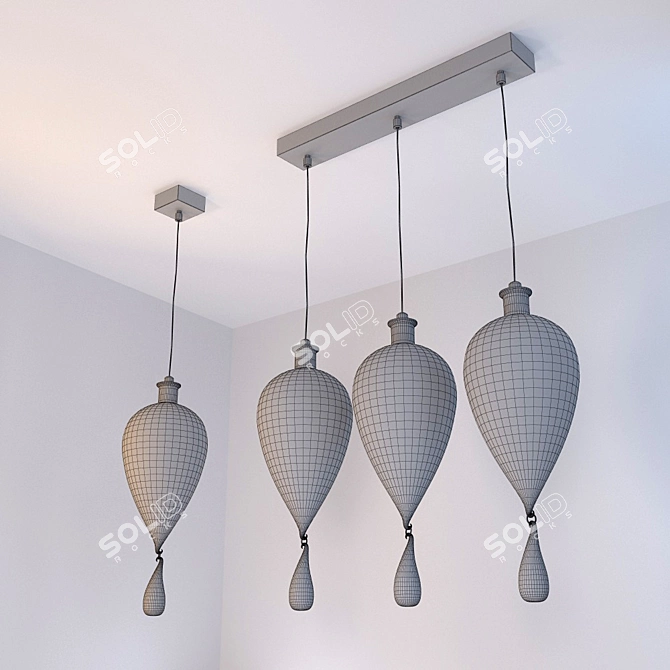 Canginietucci Suspension Light 3D model image 3