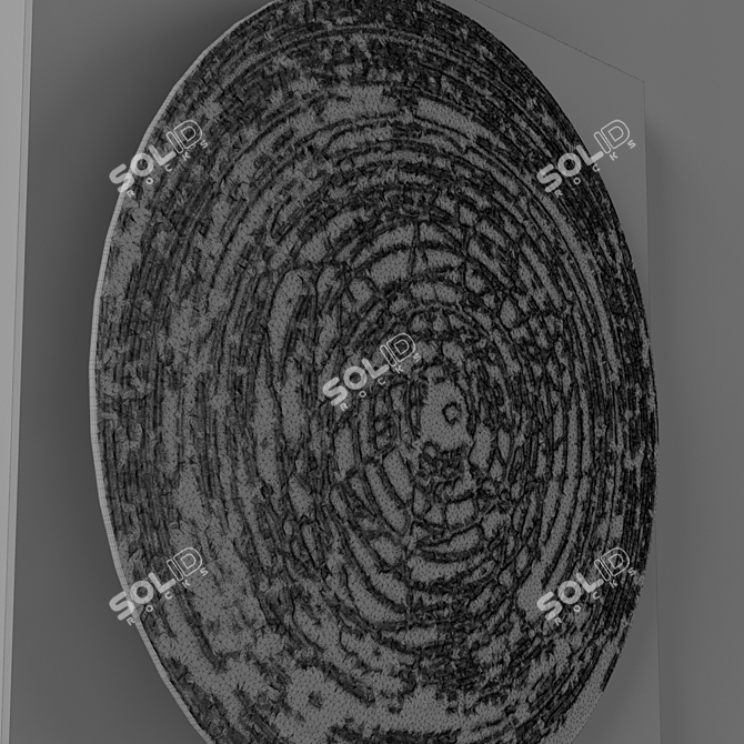 Andromeda Murano Brio: Elegant Metal and Glass Décor 3D model image 3