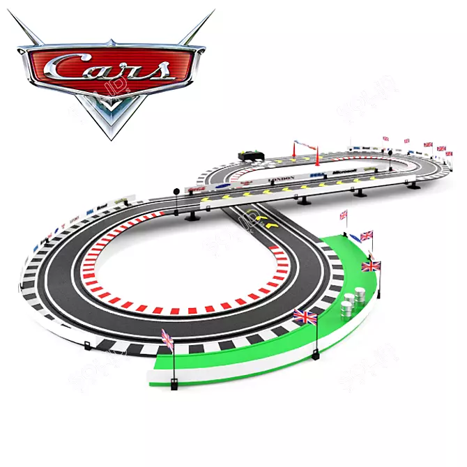 Cars London Speedway: Ultimate Racing Fun 3D model image 1