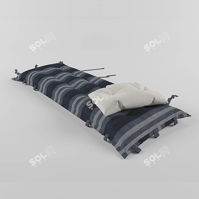 DreamCozy Orthopedic Mattress 3D model image 3