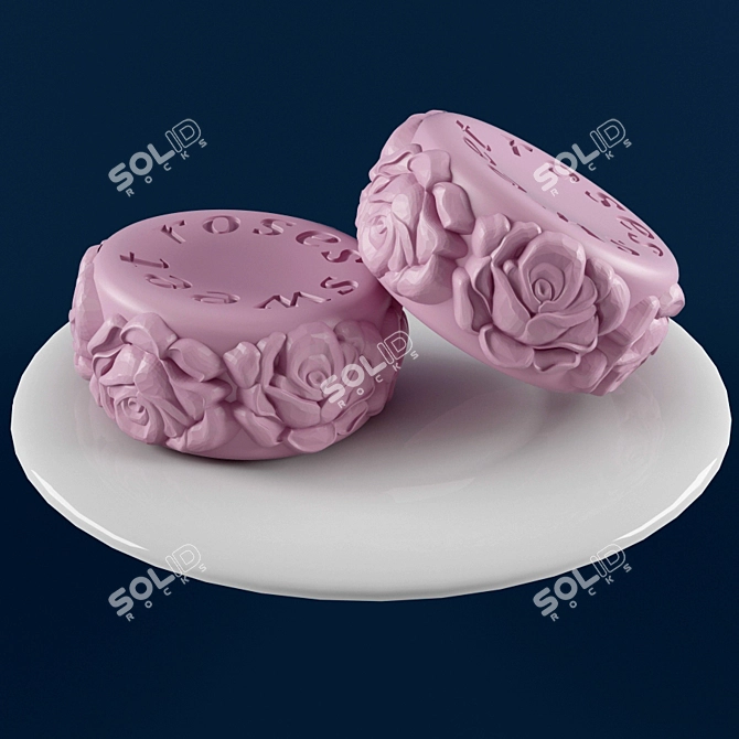 Elegant Artisan Soap 3D model image 1
