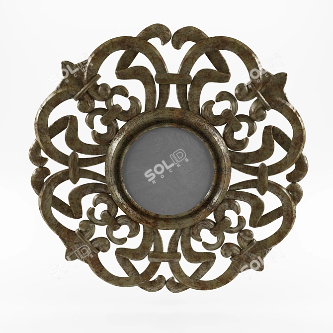 Classic Style Wall Mirror 3D model image 1