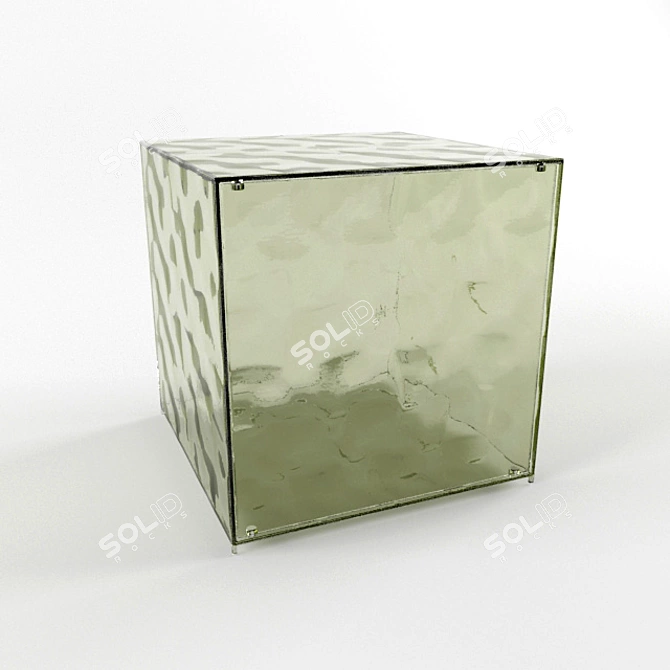 Cosmo 41cm Clear Smoke Optic Cupboard 3D model image 1
