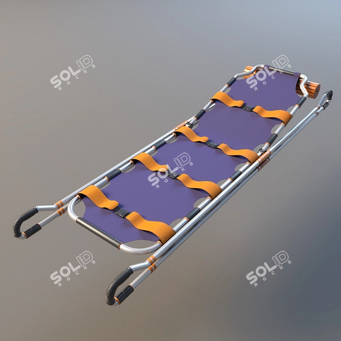 Emergency Response Stretcher Set 3D model image 1