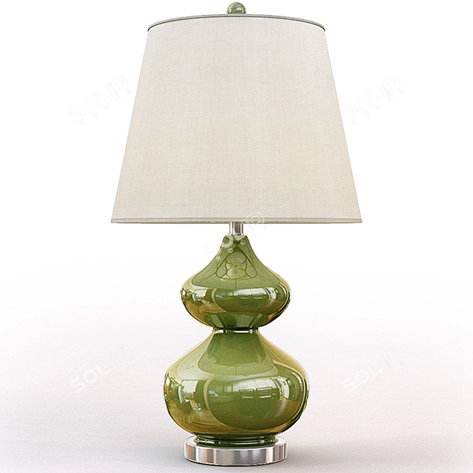 Sleek Safavieh Eva Table Lamp 3D model image 1