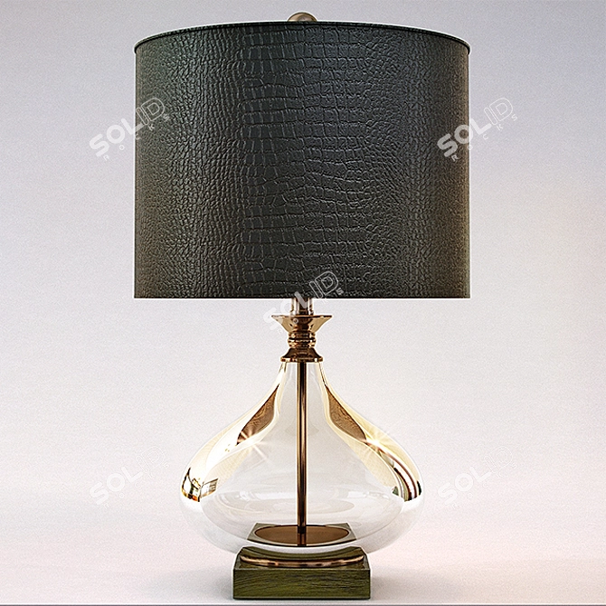 Elegant Sanjay Table Lamp 3D model image 1