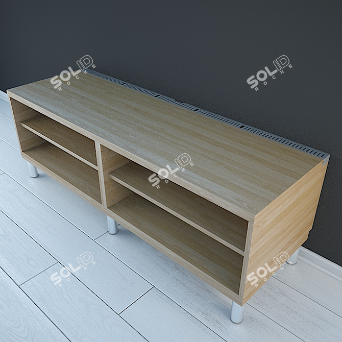 Stylish TV Stand: IKEA Besto 3D model image 1