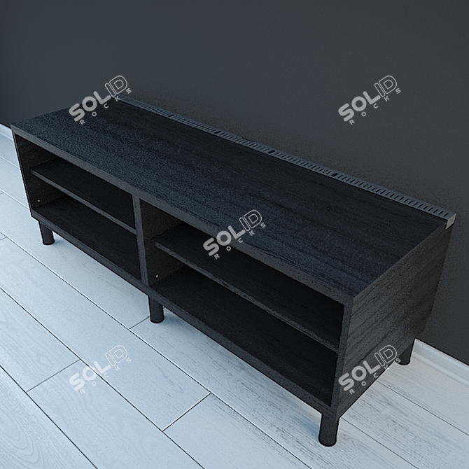Stylish TV Stand: IKEA Besto 3D model image 3