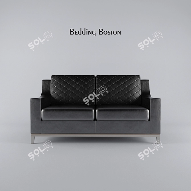 Boston 2-Seater Sofa Bed 3D model image 1