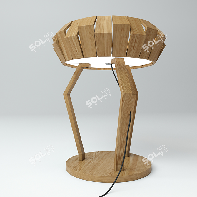 MACHINAPIUM Wooden & Glass Fixtures 3D model image 2